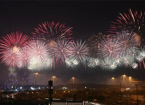 碌曲县焰火晚会